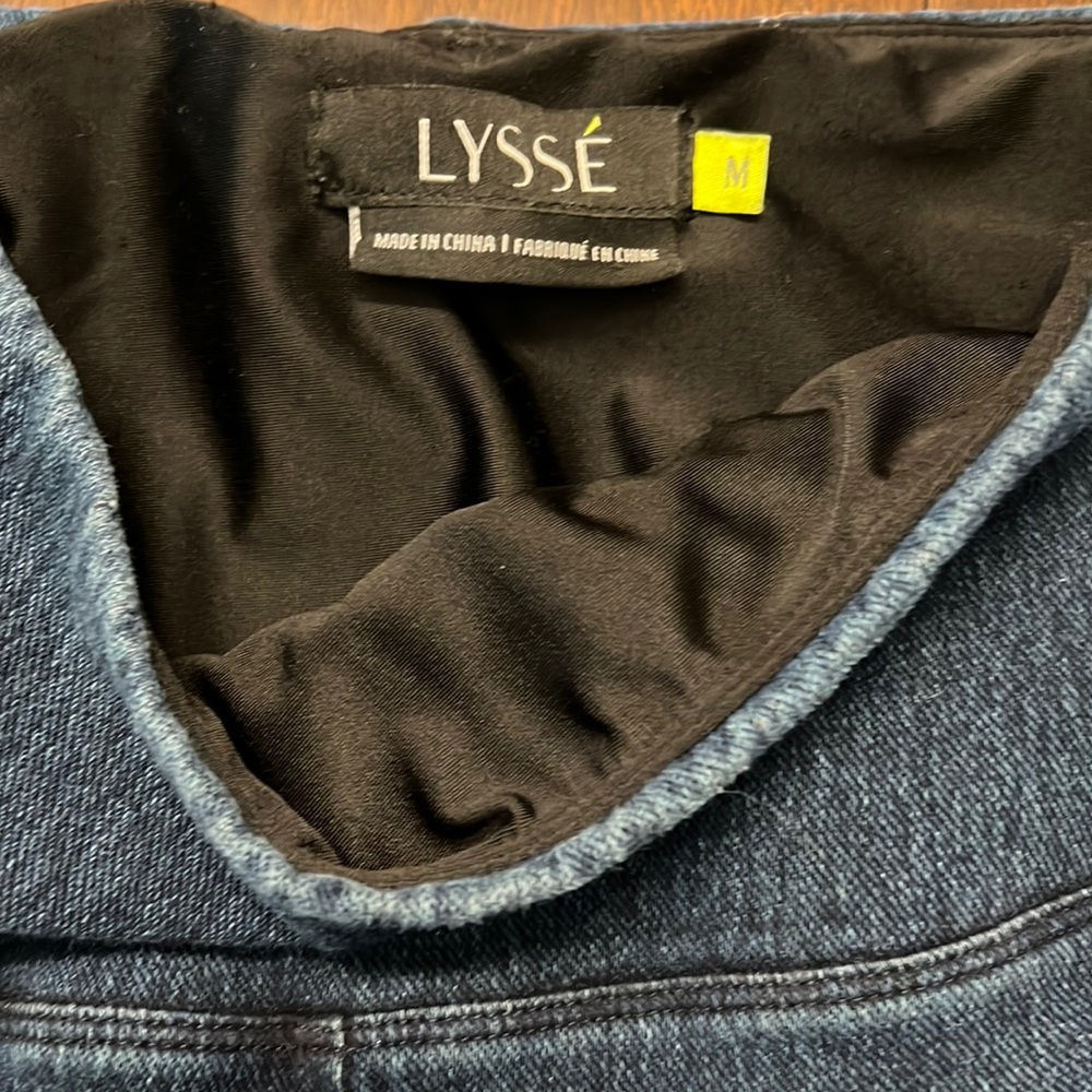 Lysse denim stretch pants